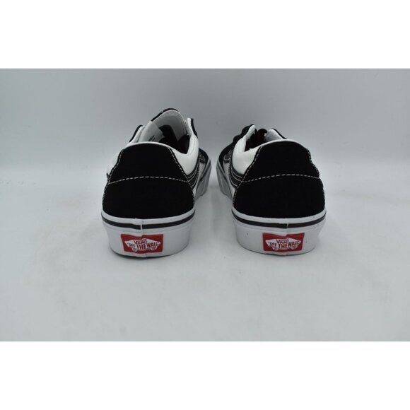 Vans Womens Size 7 SK8 Low Black White Lace Up Casual Sneakers Shoes - Picture 4 of 9